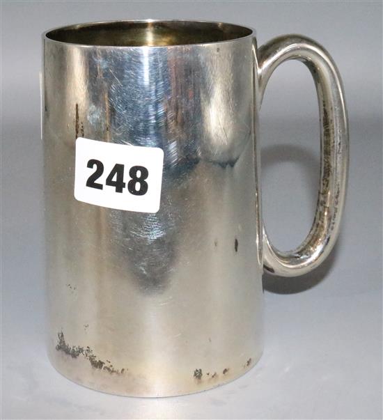 Silver tankard